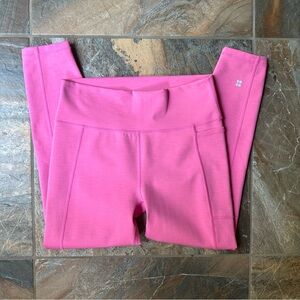 Sweaty Betty Super Sculpt Pocket 7/8 Leggings Tayberry Pink Women's Size XL
